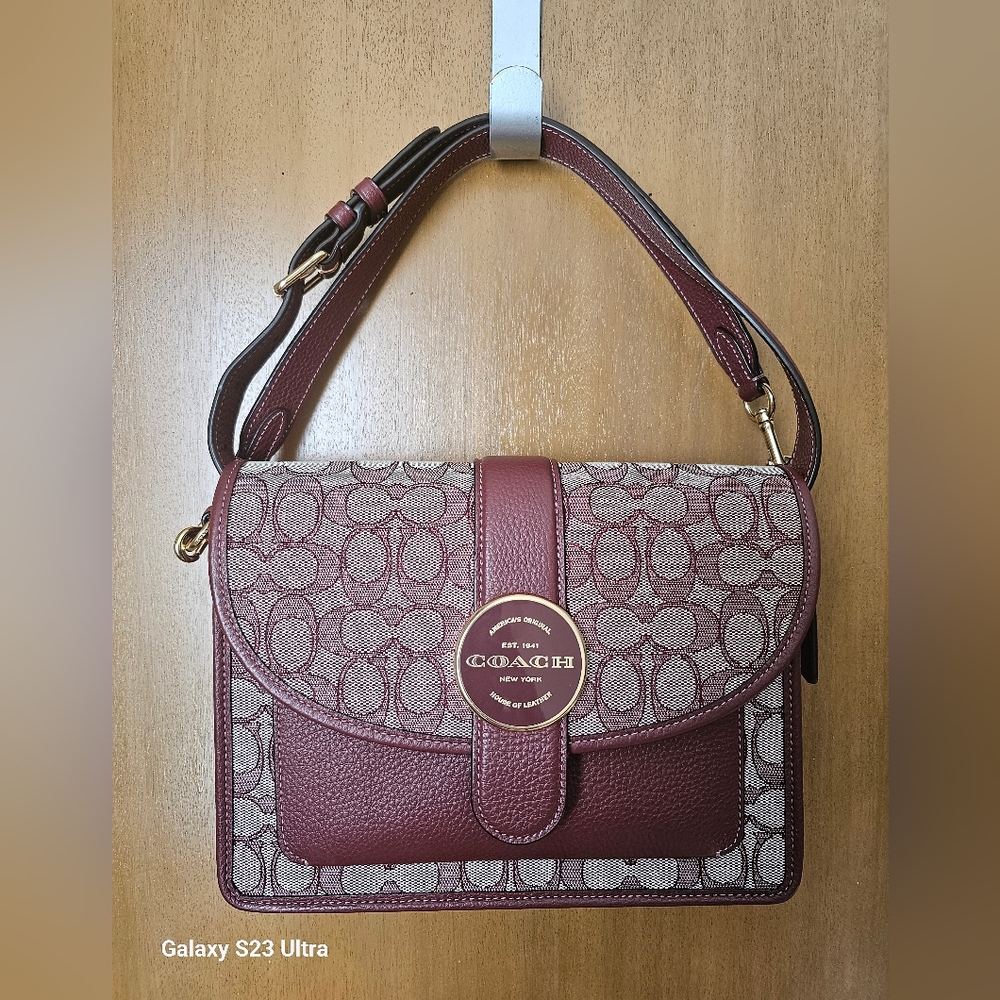Coach Signature Flap Bag